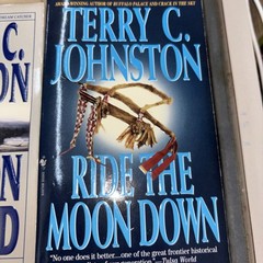 Lot of 8 westerns historical paperbacks by Terry C. Johnston Euc