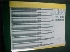 20mm 820-A Ammunition Hispano Suiza sales flyer, copy, 15 pages
