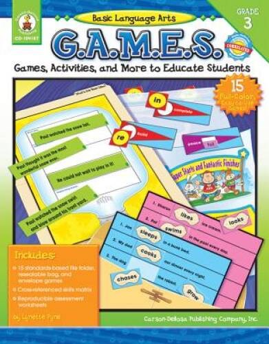Basic Language Arts G.A.M.E.S., Grade 3: Games, Activities, and More to E – GOOD