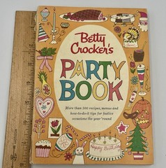 Betty Crocker’s Party Book Cookbook 1959 1st Edition 1st Printing Vtg Hardcover