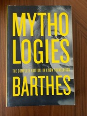 Roland Barthes Mythologies Complete Edition Paperback Semiotics & Theory