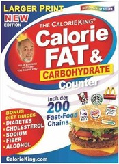 CalorieKing Larger Print Calorie, – Paperback, by Borushek BS Allan – Very Good