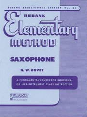 RUBANK ELEMENTARY METHOD SAXOPHONE (Rubank Educational Library) – GOOD
