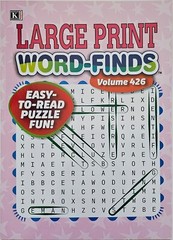 Kappa Large Print Word-Finds Puzzle Books, Largest Selection of Volumes. U-PICK!