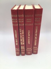 Restoration Reprint Library Lot of 4 Hardcover Books. Religious
