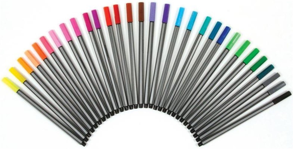 Studio Series Fine-Line Marker Set (30 Markers, 0.4 MM Tip): Color, Draw, and Wr