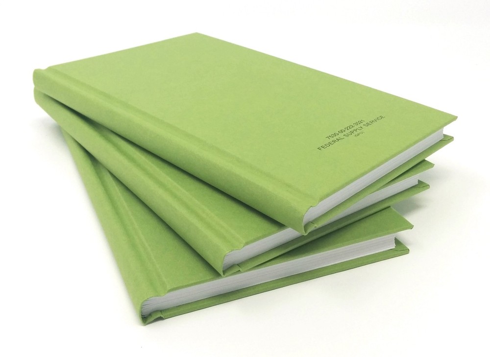 US Military Log Record Books 3 Pack 5.25 x 8 Inch 96 Sheets with Rugged Sewn …