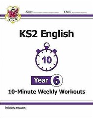 New KS2 English 10-Minute Weekly – Paperback, by CGP Books – Very Good h