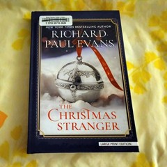 Christmas Stranger Richard Paul Evans Large Print 2025 Christian Fiction