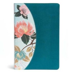 The CSB Study Bible for Women, Teal/Sage Leathertouch by Kelley Patterson: Used