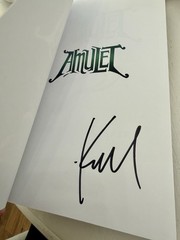 Complete Set 1-9 AMULET + 1 Graphic Novels SIGNED Kazu Kibuishi UNREAD Book lot