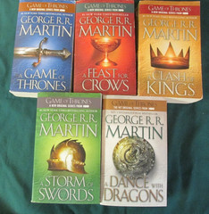 GAME OF THRONES – BOOKS 1 -5 – GEORGE R.R. MARTIN – PAPERBACKS