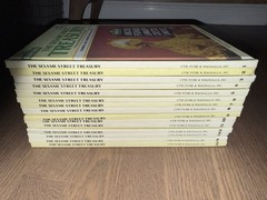 Vintage 1983 Sesame Street Treasury Books Complete Series, Volumes 1-15 Set