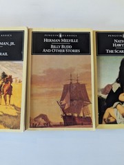 Lot of 3 Vintage Penguin Classics Books American Lit Hawthorne Melville Parkman