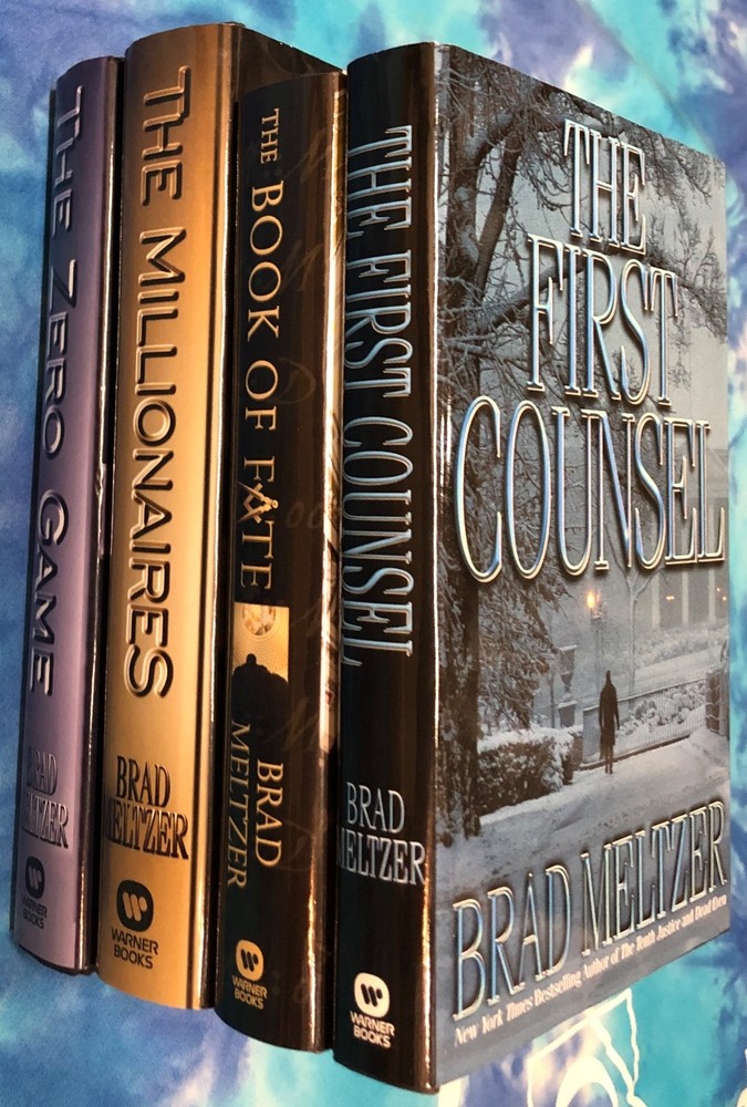BRAD MELTZER / HC-DJ’s – Lot of 4 / The Millionaires , The Zero Game ++