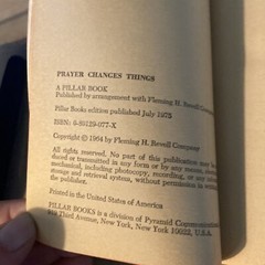 Prayer Changes Things by Charles L. Allen Vintage 1975 Paperback Book