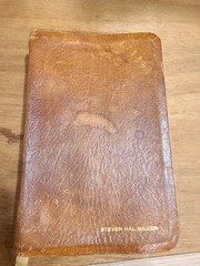 1971 Cambridge Water Buffalo Calfskin NEW ENGLISH BIBLE Brown Tan Oxford DAMAGED