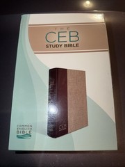 The CEB Study Bible Vintage Tweed Hardcover, Common English Bible, Good Book