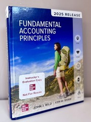 Fundamental Accounting Principles Instructor’s Evaluation Copy Hardcover 2025