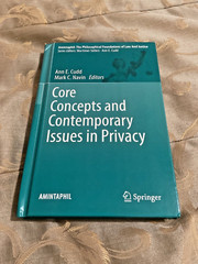Core Concepts and Contemporary Issues in Privacy by Ann E. Cudd (English) Hardco