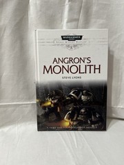 Warhammer 40K Space Marines ANGRON’S MONOLITH Steve Lyons HC novella Mint cond