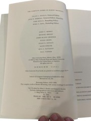 The Complete Works of Robert Browning Volume X 1999 Baylor Ohio Univ