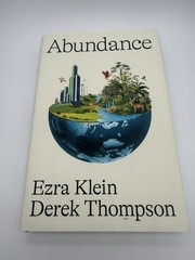 NEW Bestseller: ABUNDANCE by Ezra Kein & Derek Thompson Hardcover w/ Dust Jacket
