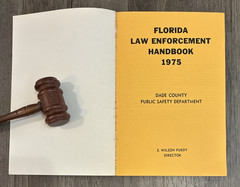 1975 Florida Law Enforcement Handbook Dade County Public Safety Department 1st E