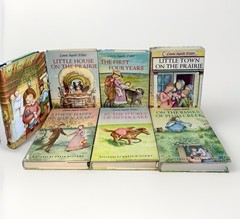 Little House on the Prairie Laura Ingalls Wilder Lot of 7 Hardcover Books 1950s