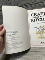 Crafty Ideas In the Kitchen Paperback 1993 Craft Book United Kingdom RARE