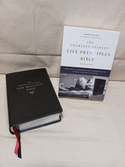 NASB Charles F. Stanley Life Principles Bible 2nd Edition Leathersoft with Box