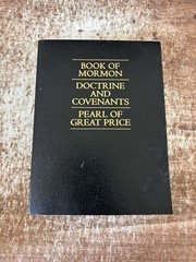 LDS Triple Combination Hardcover Black Book of Mormon D&C Pearl of Great Price