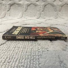 Charge Into Hell Action Paperback Book by Marvin Allen Karp Popular Library 1966