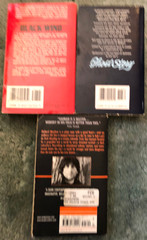 Horror Novels, lot of 3, F. Paul Wilson, Peter Straub & Neil Gaiman; Black Wind