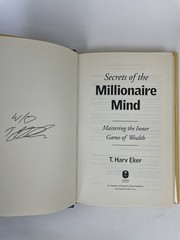 Secrets of the Millionaire Mind T. Harv Eker SIGNED FIRST EDITION