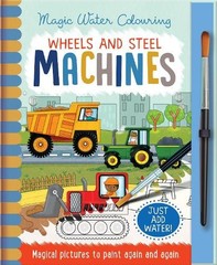 Wheels and Steel – Machines (Magic Water Colouring) by Copper, Jenny Book The