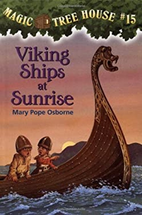 Viking Ships at Sunrise Library Binding Mary Pope Osborne