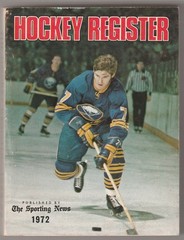 1972-73 The Sporting News Hockey Register—Rick Martin & Ken Dryden