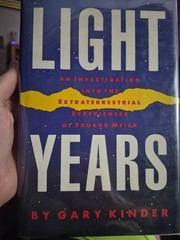 LIGHT YEARS by GARY KINDER (1987, Hardcover) Rare OOP Paranormal UFO HC/DJ Book