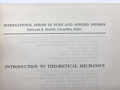 3 Vintage Mechanics & Engineering Textbooks Becker Goldstein & Eshbach 1947 – 59