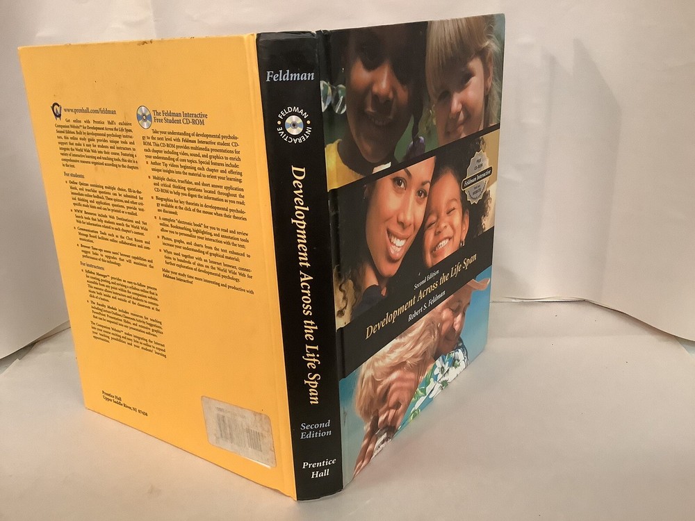 DEVELOPMENT ACROSS THE LIFE SPAN w/CD ~ Second Ed/1st Prt ~Robert S. Feldman NEW
