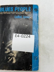 Blues People LeRoi Jones 1970 9th Printing African American Music History Apollo