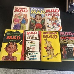 Vintage MAD Magazine Books Lot Of 7 Paperbacks G+ – VG Condition
