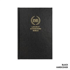 Legacy Standard Bible, Single Column Text Only Edition – Black Hardcover (Hardba