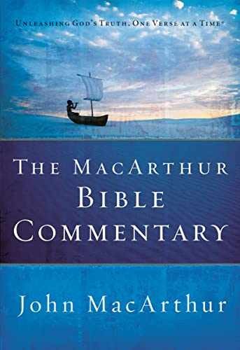 The MacArthur Bible Commentary: A – Hardcover, by John MacArthur – Very Good u