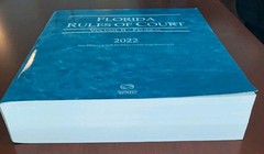 Florida Rules of Court: Volume II – Federal Paperback 2022