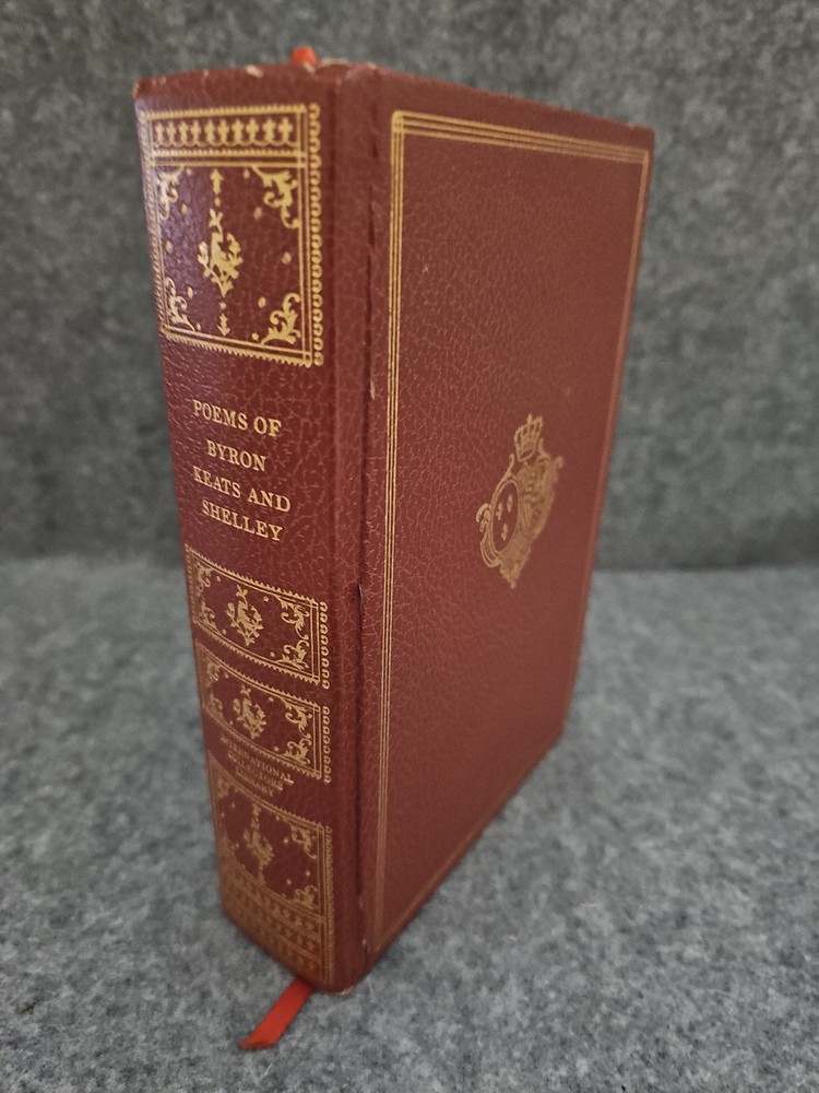 POEMS OF BYRON KEATS & SHELLEY 1967 Leather HC International Collector’s Library