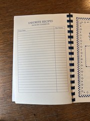 Treasured Family Recipes Park Colony Club Spiral COOKBOOK Allen Park, Michigan