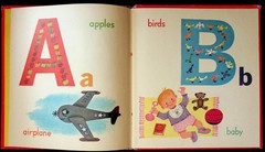 ABC Erika Weihs 1956 Children’s Picture Book Vintage Illustrated Whitman Reading