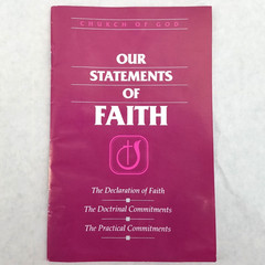 Our Statements of Faith – Stapled Booklet by Church of God – NO MARKS